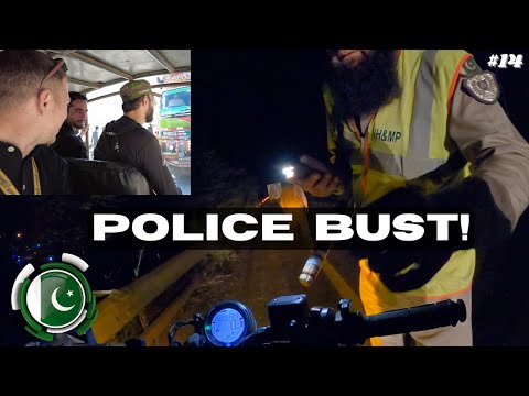 BUSTED by the Pakistani police! The ride back to Islamabad, pt 3 - Foreigner in Pakistan Motovlog ??