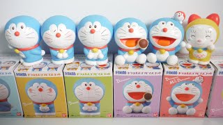 ドラえもん ソフビマスコット 全６種 開封 Doraemon Soft vinyl mascot figure 食玩 Japanese candy toys