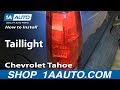 How to Replace Tail Light 1995-2000 Chevy Tahoe