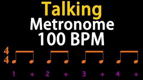100BPM Talking Metronome (Eighth Note) 人聲節拍器