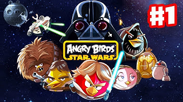 Angry Birds Star Wars - Gameplay Walkthrough Part 1 - Tatooine 3 Stars (Windows PC, Android, iOS)