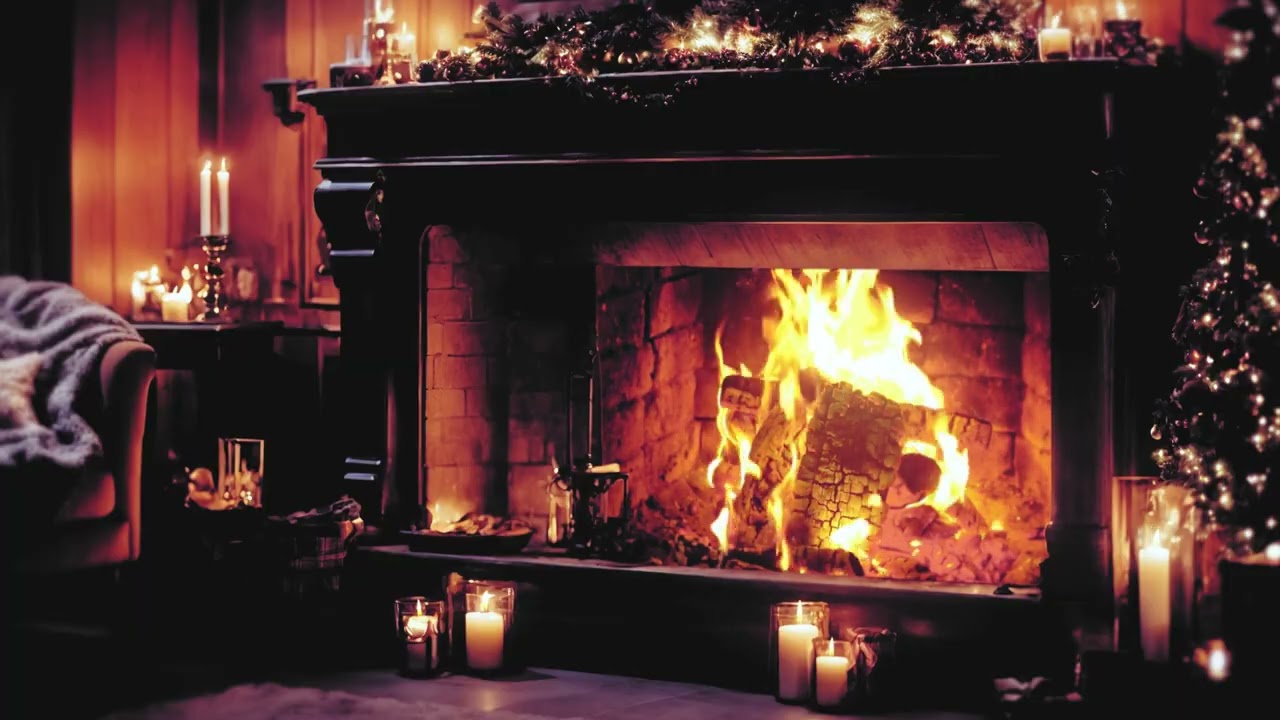 2 Hours Real Fireplace | No Music | Pure Crackling Wood Sounds