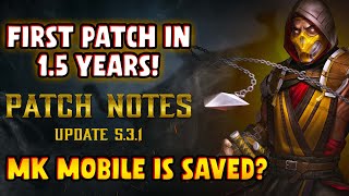 We Got First Patch in 1.5 Years in MK Mobile. I CAN'T BELIEVE IT! The Game is Saved?