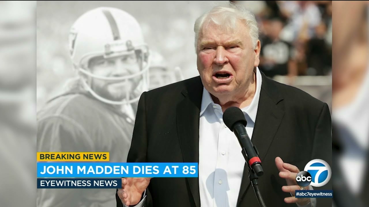 John Madden, former NFL coach and broadcaster, dies at 85