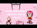 Sonic and shadow react to amy as sakura 