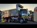 【 9696號(ダンプ) 】トリプルの音色💨４本出しマフリャ～💨💨💨ドレミファドルフィンダンプ🐬#黒川建設#9696號#常磐車体#ヤザワボディー#ドルフィン#ダンプカー#たくへぇチャンネル #たくへぇ