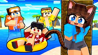 Uma GATA na ILHA de GAROTOS no Minecraft ◂Miika▸