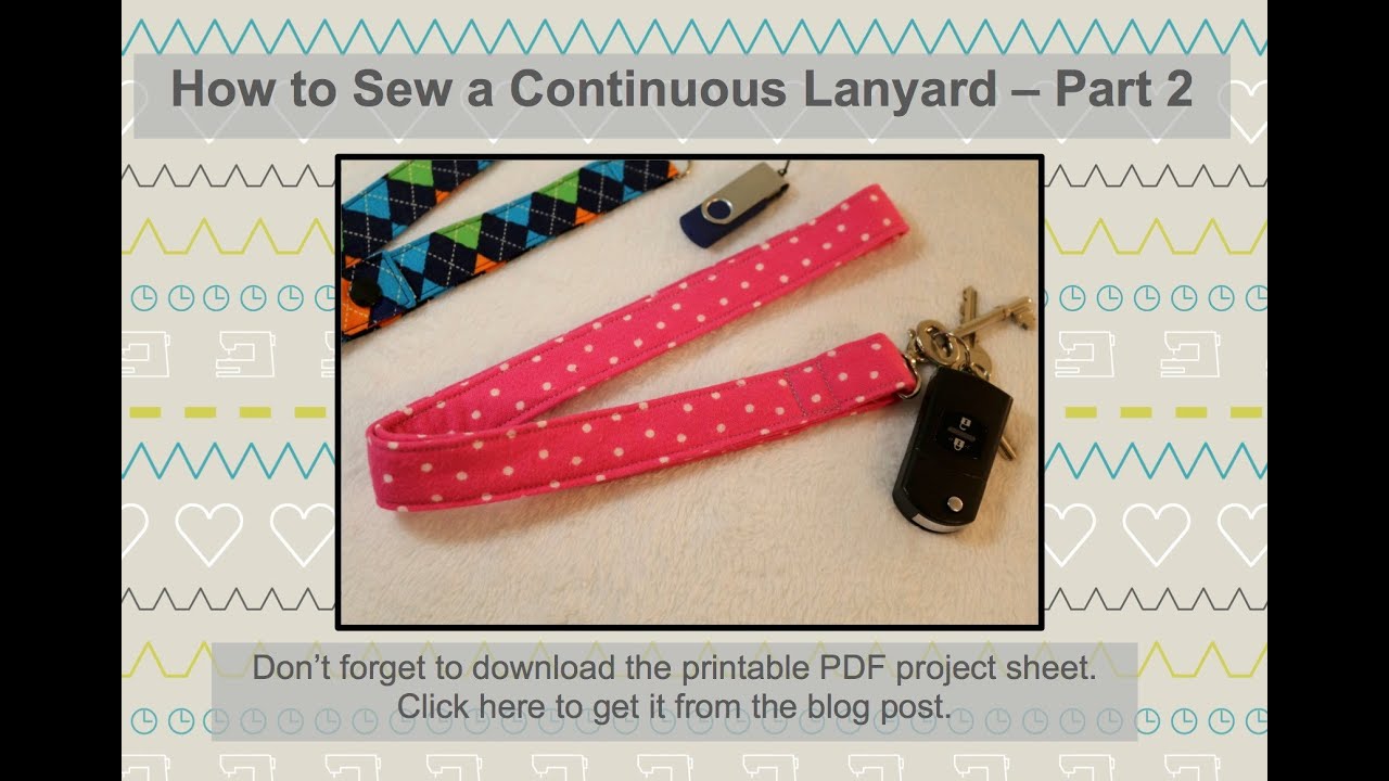 DIY Lanyard: Simple Sewing Tutorial