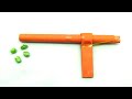 DIY Crafts Gun - How To Make A Simple Paper Gun That Shoots Paper Bullet - Handmade Paper Toy Gun