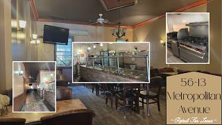 Restaurant/Retail Space for Lease – Prime Metropolitan Avenue, Ridgewood, NY
