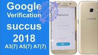 how to bypass Google verification on Galaxy A320F / A520F / A720F without PC 2018