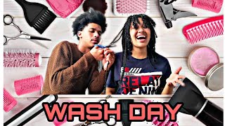 Wash Day / DISASTER | South African YouTubers | it's UP from here