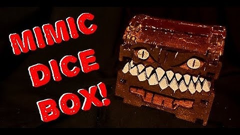 Making A Mimic Dice Box With My Laser!