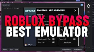 THE BEST ROBLOX BYPASS | FASTEST EMULATOR   NO LAG | ANDROID EXECUTOR!