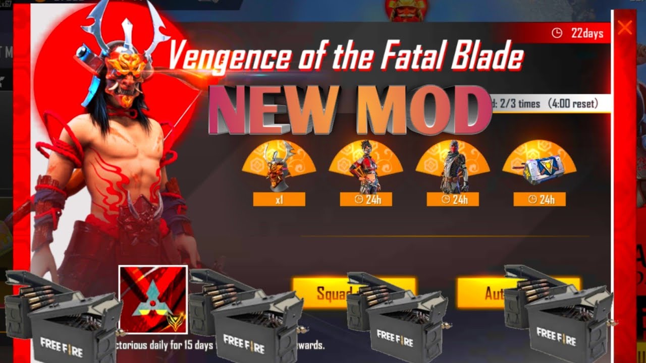 New Mod open in garena free fire and all gun skin free use in this mod
