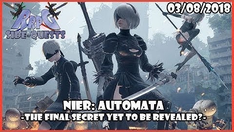 RRPG Side-Quests (03/08/2018) - Nier Automata