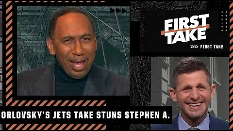 Dan Orlovsky's Jets take has Stephen A. FLABBERGAS...