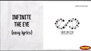 INFINITE - THE EYE Lyrics (easy lyrics)