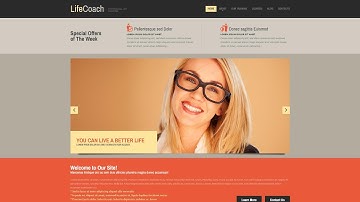 Life Coach Responsive Website Template by WT - 52393