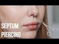 SEPTUM PIERCING FAQ | My Experience (Pain, Sizing & Helpful Tips)!