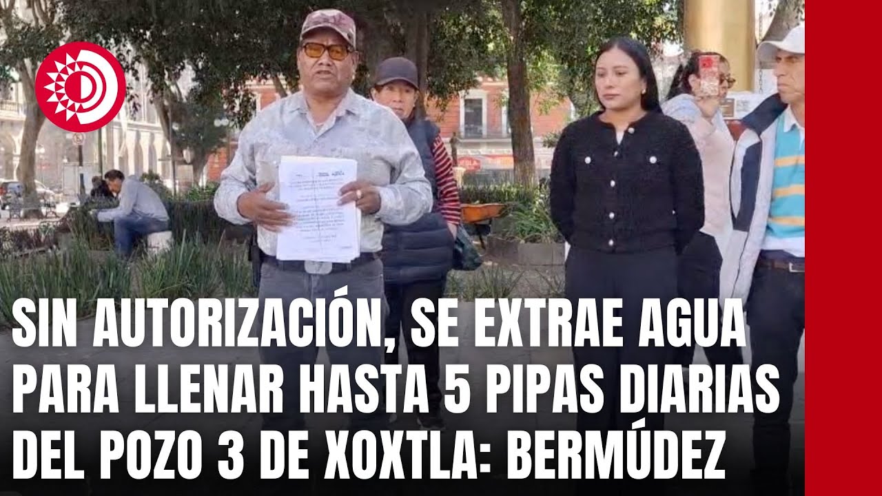 Sin autorización, se extrae agua para llenar hasta 5 pipas diarias del ...