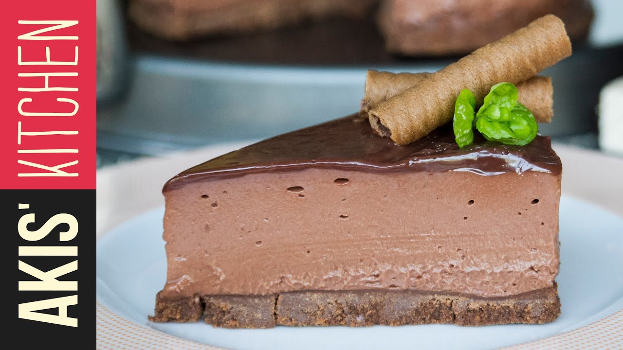 Chocolate hazelnut cheesecake | Akis Petretzikis