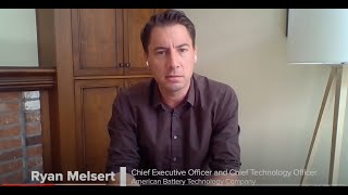 CEO Ryan Melsert talks about the first week in his new role at American Battery Technology Company by American Battery Technology Company 5,621 views 2 years ago 7 minutes, 23 seconds