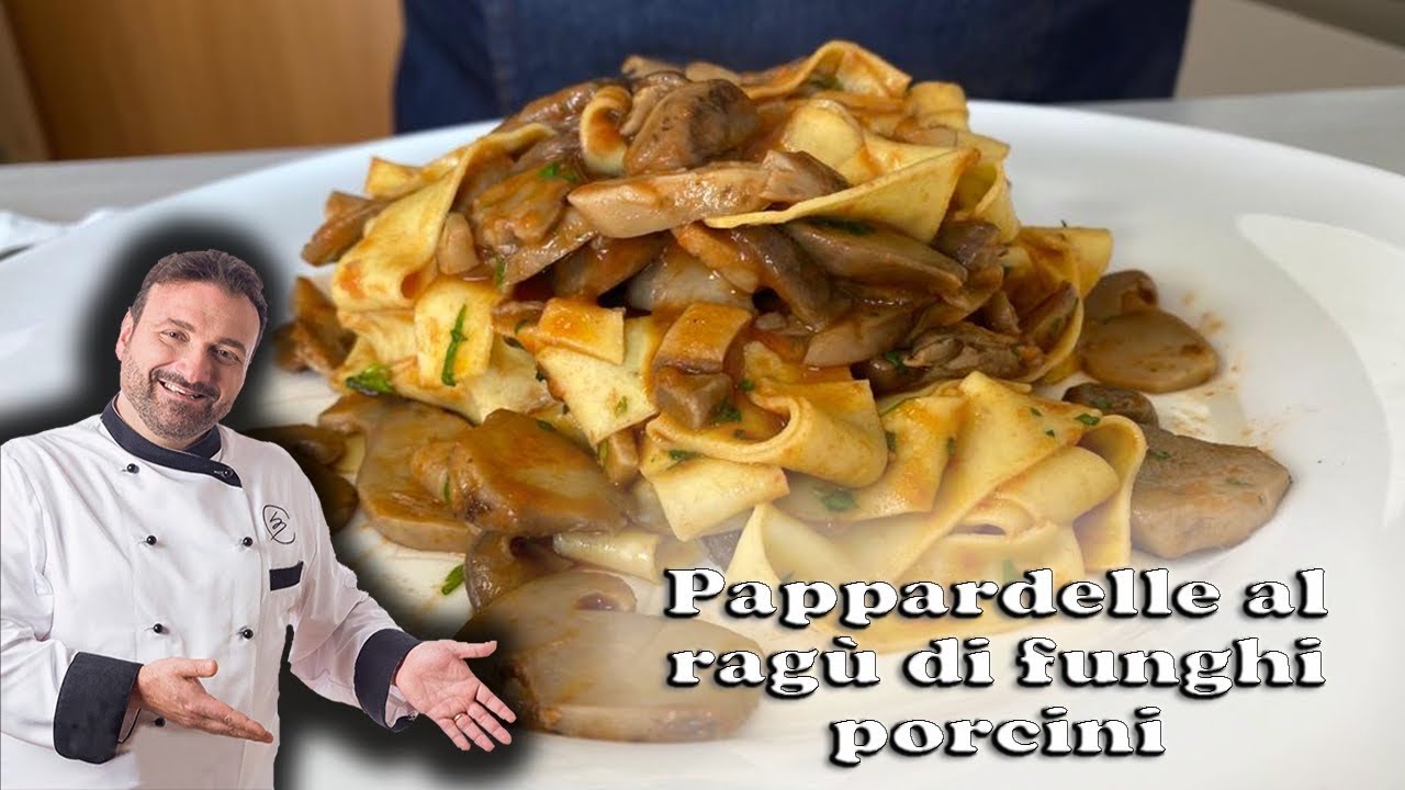Pappardelle al Ragù di Porcini