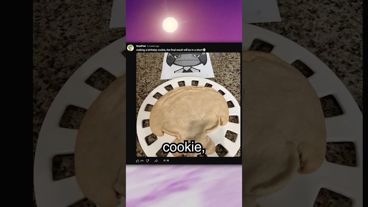 i made a cookie