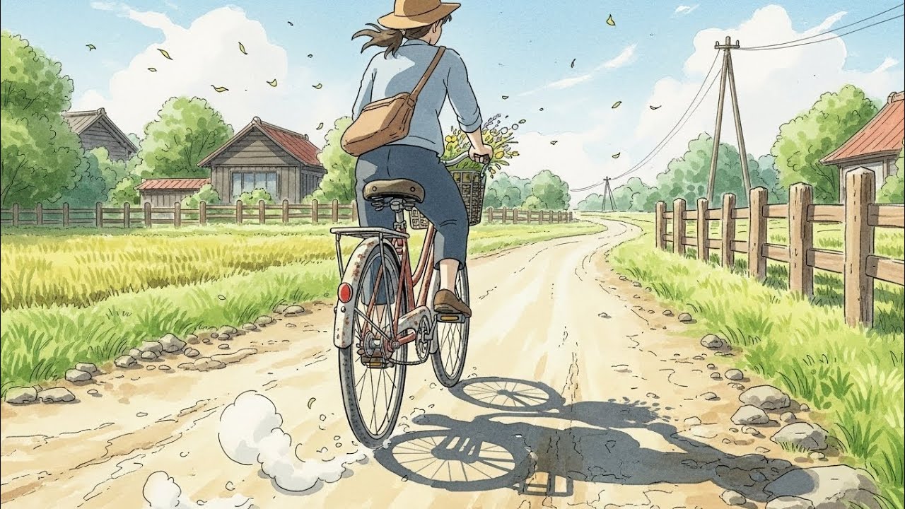 A Peaceful Day in a Quiet Village 🌿 | Cozy Ghibli-Style Story