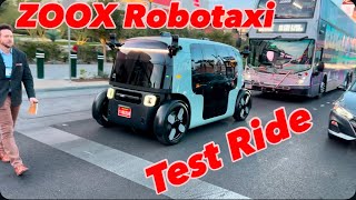 Zoox Autonomous Taxi Ride Review