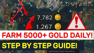 How To Farm 5000+ GOLD F2P DAILY! Step By Step Routes! | Lost Ark