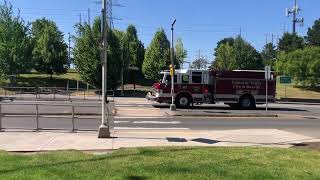 Fire Truck response, no siren
