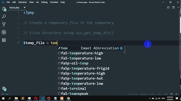 How to get a temporary file path in PHP