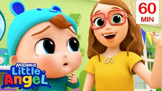 I Like School |  Little Angel 1 HR | Moonbug Kids - Fun Stories and Colors by Moonbug Kids - Fun Stories and Colors 14,257 views 6 days ago 1 hour