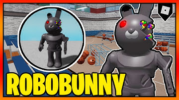 How to get the "ROBOBUNNY" BADGE + CYBORG SKIN/MORPH in ROLEPLAY CITY! || Roblox