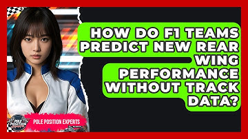 How Do F1 Teams Predict New Rear Wing Performance Without Track Data? - Pole Position Experts