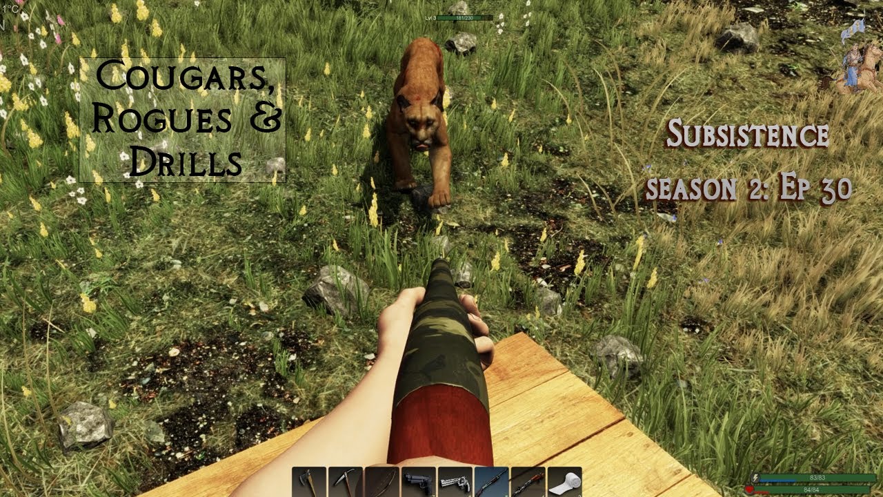 Cougars, Rogues & Drills |  Subsistence Solo Gameplay | Season 2 Episode 30