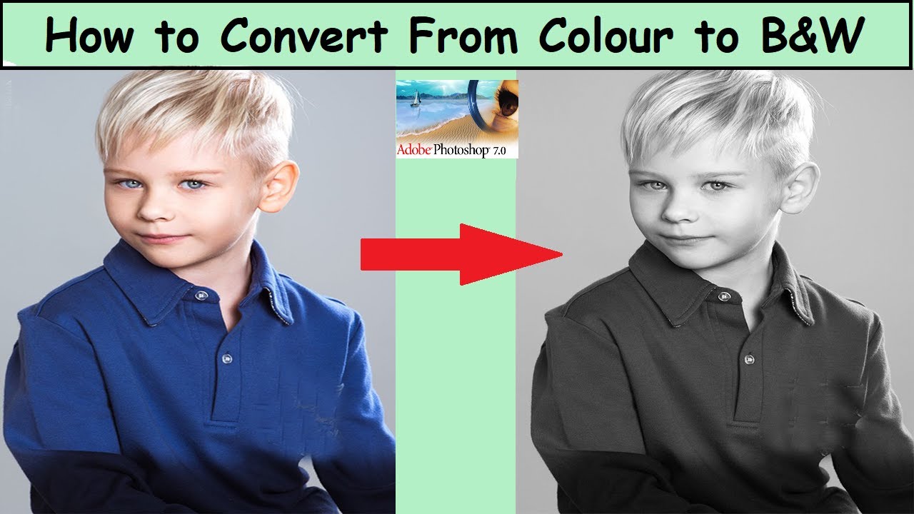 Convert Color Image To Black And White Photoshop Design Talk