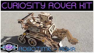 New ROKR Harbinger Rover Wooden Model Kit Solar Powered Moveable Robot 3D Puzzle 