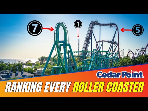 Video: The Top Roller Coasters katika Cedar Point