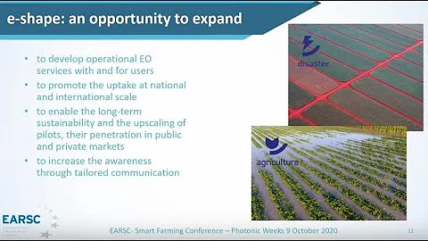 Earth Observation data benefits in the Agricultural sector