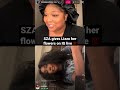 SZA called Lizzo a 🐐 on IG live #TriggasEnt #SZA #Lizzo #Shorts