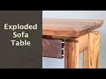 Exploded Sofa Table