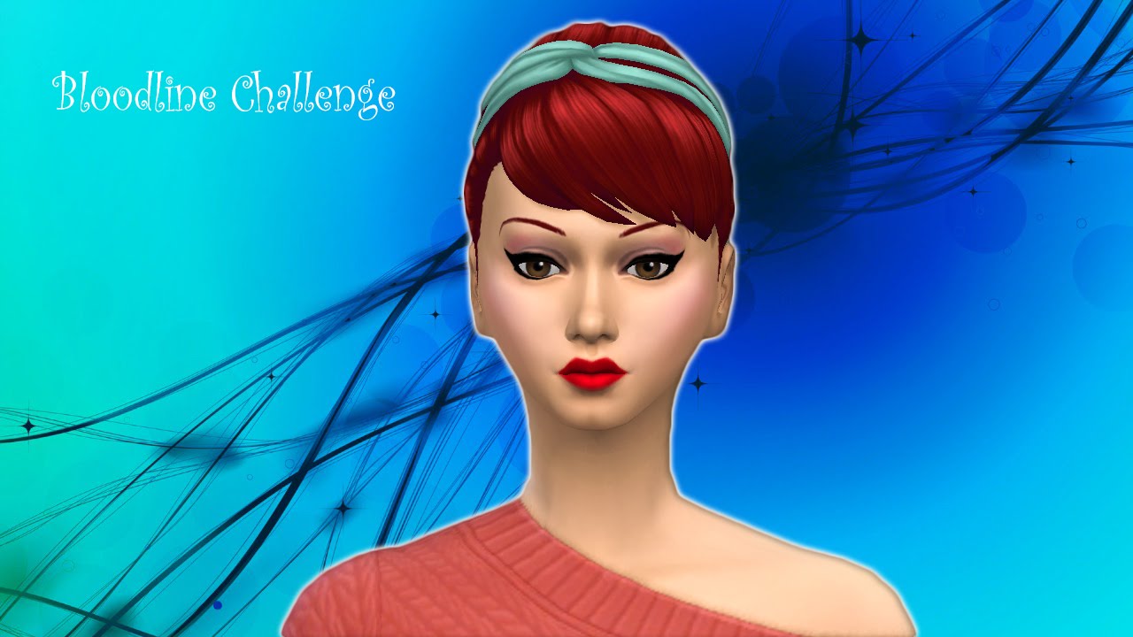 Let's Play The Sims 4 Bloodline Challenge Introduction YouTube