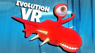 EVOLVING SPORE CREATURES in VIRTUAL REALITY! - Evolution VR Gameplay