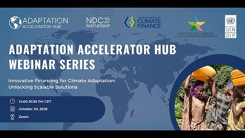 AAH Webinar Series | Innovative Financing for Climate Adaptation: Unlocking Scalable Solutions