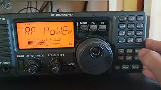 RADIO HF ICOM IC 718 TEST