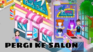 GAME MY TOWN | PERGI KE SALON screenshot 4