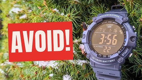 Casio AE-1500WH - Negative Display SUCKS!